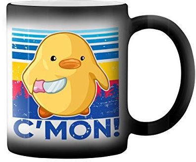 Duck With Knife C Mon Vintage Black Magic Tasse Mug