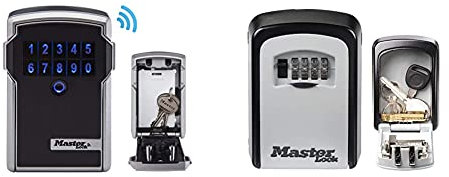 Master Lock Connected Key Safe [Wall Mounted] - 5441EURD - Select Access Smart Key Lock Box & Key Safe [Medium size] [Wall mounted] [Outdoor] [Exist in 2 colors] - 5401EURD - Key Lock Box