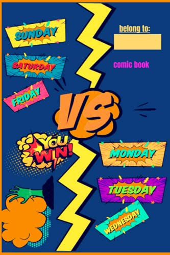 comic note book: comic book book