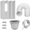 FFXWTSF Portable Air Conditioner Window Kit with 5.9” Exhaust Hose, Adjustable Universal Window Seal for AC Unit…