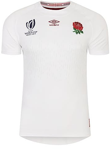 Umbro Herren England RWC Rugby Heimtrikot 2023 Erwachsene Top