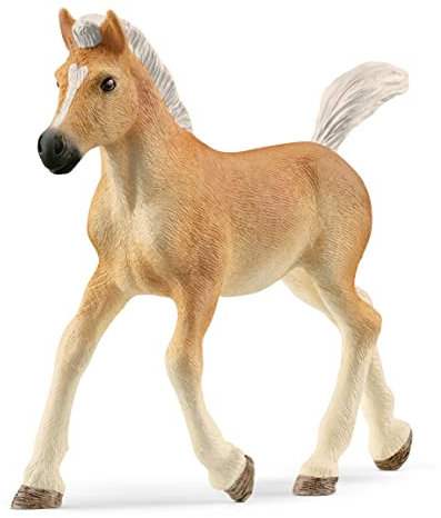 SCHLEICH Horse Club | Haflinger Fohlen 13951 | detailgetreues Pferd | tolles Geschenk für Mädchen und Jungen Pferde Spielzeug für Kinder ab 5 Jahren | 9 x 3 x 7cm