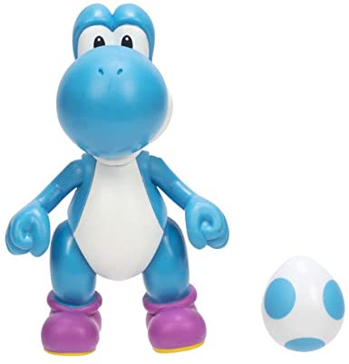 Super Mario Figura Yoshi da 4 pollici con accessori