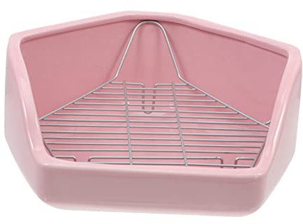 Hohopeti Litière pour Lapin Céramique Bac De Toilette pour Animal De Compagnie Pot pour Lapin Et Hamster