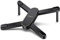 Foldable Laptop Stand for Desk: Portable Aluminum Computer Stand - Ergonomic 20° Angle Notebook Holder for Home Office ＆ Travel, Durable Laptop Riser Compatible with MacBook Pro/Air 10-15.6'' - Black