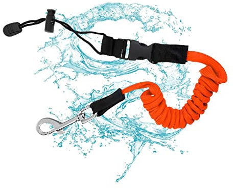 Vesone Paddle Strap For Kayak | Paddle Cord Accessories Leash Kayak With Carabine,Keep Items On Board For Canoeing, Kayaking And Fishing