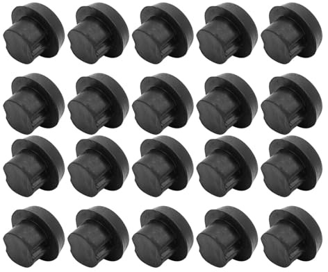 Leapiture 20 Stücke Billard Queue Untere Abdeckung Gummistopfen Billard Schwanz Abdeckung Abdeckung Endkappe Billard Stoßstange Billard zubehör Billiard köe fur Billard Queue Billard Handtuch
