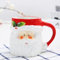 Spactz 400Ml Tasse Dessin Animé Mignon Kawaii Tasse de NoëL 3D Tasse en CéRamique Lait Café Tasse à Tasse