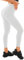 Walifrey Leggings Damen, High Waist Leggings für Damen Opak Weiß Leggings für Sport Gym Yoga LXL