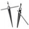 Gasea 2 Packs Tapered Reamer, 1/4 Hex Shank T Shape Guitar Bridge Pin Hole Handle Drilling Reamer for Planks Chamfering Screw Sinking Holes