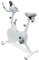 Heimtrainer Fahrrad mit Widerstandssystem, Fitness Fahrrad Indoor Kardio Training mit Phone&Tablet Halter, Fitnessbike und Fahrradtrainer für Zuhause (Weiß)