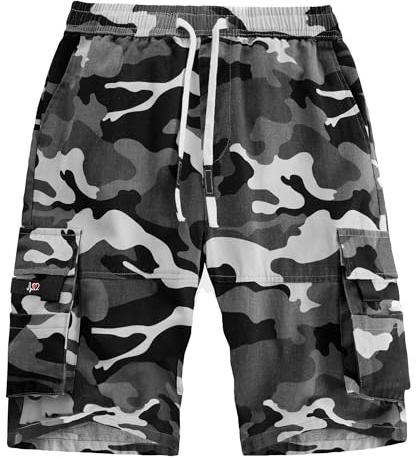APTRO Herren Kurze Hosen Cargo Shorts Outdoor Sommer Shorts Freizeit Baumwolle Arbeitsshorts