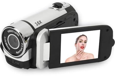 Digitalkamera Fotokamera HD 1080P 16MP, Fotoapparat Support 32GB Expandable, Wiederaufladbare Kamera fotokamera mit 16X Digitalzoom digicam für Mädchen, Jungen