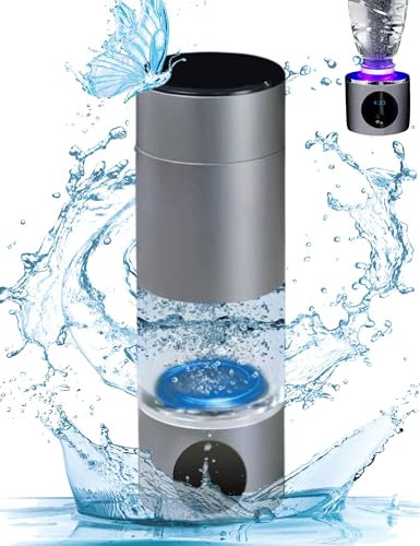 Sxhlseller Hydrogen Water Bottle Pro – Wasserstoffgenerator 2-in-1, Wasserstoff Wasserstoffmaschine, 10 Minuten, 5000 ppb, hervorragende Wasserstoffgeneration für reines Wasser