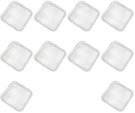 10 Pieces Press on Nail Packing Boxes,Large Nail Organizers,Nail Tips Display Holder, transparent, XL