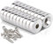 20 Stück Magnete Stark Neodym Magnete Mit Loch 10x3-3 mm, Neodym Magnete Flach Klein Starke Magnete zum Anschrauben Rund Magnet mit Schrauben für Magnettafel Kühlschrank Magnetboard Küche Büro