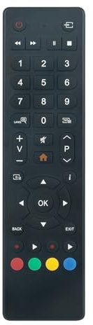 ALLIMITY Telecomando Compatibile con Hitachi ELIT Homex Telefuniken TV 32DTH824/0 40DTF724 TE24550S27YXD TE39PNDS27YXD TE43551B42V2K L3920HST2 24HE1100 32HE1500(V2) 32HE1500W H39NT1000 U43NT1000