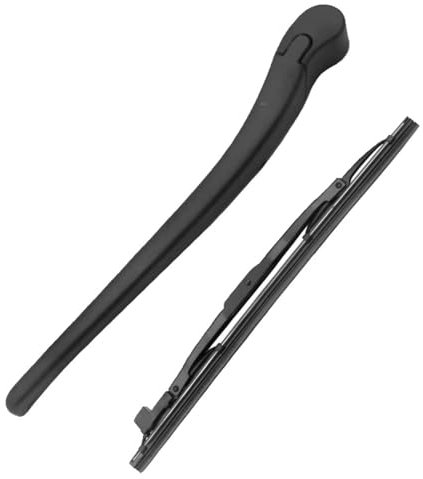 PYCJNFC Wischerarm und Wischerblatt für die Heckscheibe des Autos Für BMW 1998-2005 E46 320i 325Ci 330Ci 61628220830(Black)