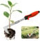 dellyy Couteau Désherbeur Manuel en Acier Inoxydable, Outil de Désherbage à Main Durable en Acier au Manganèse,Grattoir de Jardin Poignée Ergonomique pour Joints,Mousse & Mauvaises Herbes