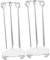 iplusmile 2Ensembles Support de Kebab Acier Inoxydable Rack Suspendu Pratique pour Barbecue Facile à Démonter à Assiette à pour Barbecue Désordre