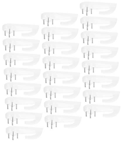 SHINEOFI 100 Pièces Crochets Murs Invisibles pour Photos Fixation Murale Sans Percer Clous de Suspension pour Maison Bureau Jardin Charge Robuste Durable