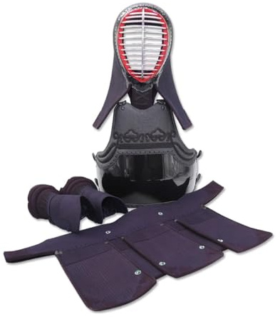 Volere è potere Kendo Bogu Set Martial Arts Supply Kendo Armor Set (Men/Do/Kote/Tare) 3mm Woven Embroidery