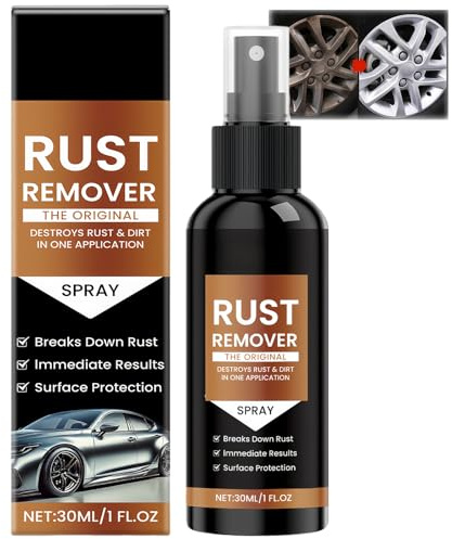 Rust Remover Spray for Cars & Metal, Multipurpose Rust Converter Spray Paint, Fast-Acting Metal Remover, Corrosion Protection,1PCS