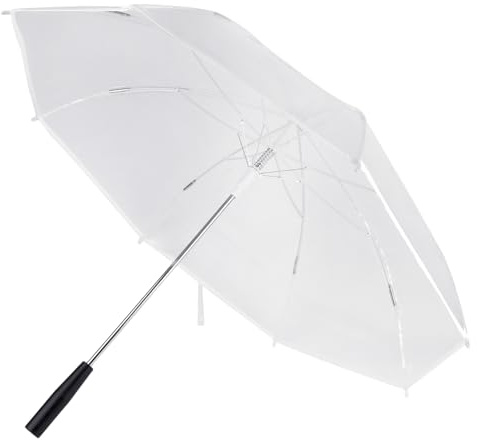 Tressify Mehrzweck-LED-Regenschirm, kreativ, klar, Farbwechsel