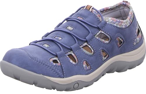 Softrelax Sun & Shadow 2WS0480303-4200, Damen Slipper in blau - Gr. 41