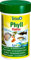 TetraPhyll Flakes - Fischfutter für alle pflanzenfressenden Zierfische, Flockenfutter mit lebenswichtigen Ballaststoffen, 100 ml Dose