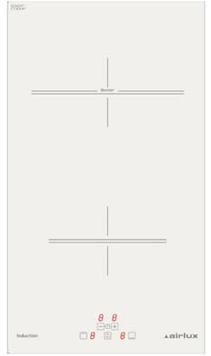 Airlux ati322wh Platte – Platten (integriert, Induktion, Glas, weiß, Berühren, vor)