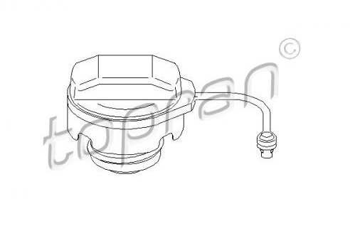 Tankdeckel Tankverschluss Verschluss Kraftstoffbehälter TOPRAN (112 984)