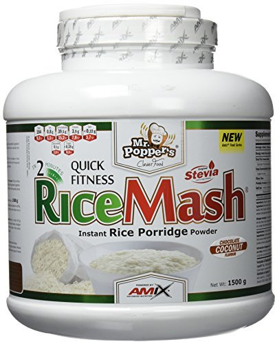 AMIX - RiceMash en Formato de 1,5 kilos - Gran Aporte Nutritivo y Saciante - Contenido Rico en Carbohidratos - Sabor a Coco-Chocolate