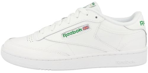 Reebok Herren Club 85 Fitnessschuhe, Int White Green, 42.5 EU