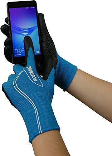 Rostaing Unisex Canada Winter Cold Weather Work Gloves Pair, Turquoise Blue, M Pack of 1