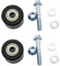 B Baosity 2 Pièces 8mm Noir Poulie Tendeur Chaîne Guide À Rouleaux pour Yamaha YFZ 350 Banshee Saleté Vélo Motocross ATV Quad