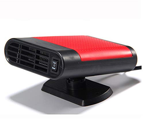 NUZAMAS Calentador portátil de 12V 150W y purificador de Aire, Calentador 3 en 1, Ventilador y Funcionamiento de purificación de Aire, descongelador de Coche de Invierno, soplador de Aire