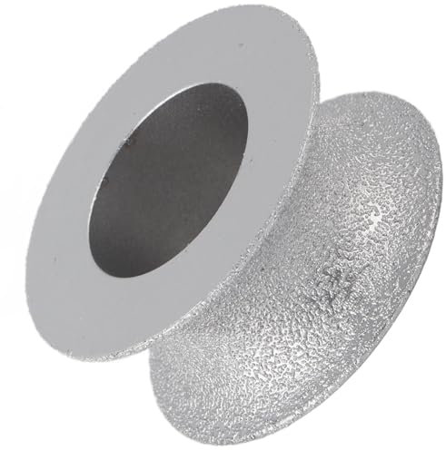 3.0cm Brazed Diamond Grinding Wheel for Angle Grinder, Concave Abrasive Wheel Disc for Stone and Marble, Suitable for Dry/Wet Grinding Applications