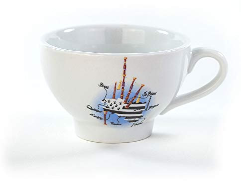 Bolée Bretagne - Bol - Céramique ou Grès - Français - Dîner - Ronde - 1 Pièce - Poignée - Dishwasher Safe