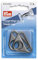 Prym 615833 Steg 30 mm gunmetal Triangel-Ringe, Zinklegierung PRYM_615833-1