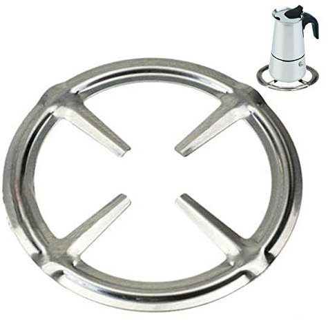 ToSSme Kitchen Utensil Stainless Steel Gas Ring Reducer Trivet Stove Top Hob Cooker Heat Simmer Coffee Mocha Pots