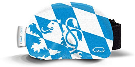 SOGGLE Skibrillen Schutz Überzug aus Mikrofaser (one size), Farbe:native bayerischer löwe
