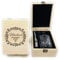 Personalised Whisky Stones & Tumbler Glass Pine Wood Gift Set - Engraved Fathers Day Christmas Best Man Mens Drinks Gift