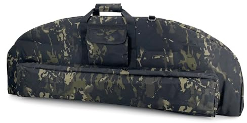 Alephnull Compound Bow Case Tactical Bow Bag Archery with Arrow Pocket Recurve Bow Holder for Outdoor Hunting Shooting