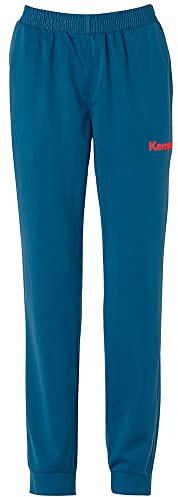 Kempa Damen Lite Women Mädchen Trainingshose Jogginghose Sporthose Lang, Ice Grau/Fluo Rot, M EU