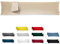 Seitenschläferkissen Bezug 40 x 145 Mikrofaser Premium 2er Set Kissenbezug Deko für Kissen Bett/Sofa Stoff Weicher Resistent Hypoallergen Anti-Milben Kopfkissenbezug Verdecktem Zip Voll Waschbar