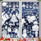Shinybox Weihnachten Fensterbilder, 9 Blatt Selbstklebend-Weihnachten, Fensterdeko Weihnachten Wiederverwendbar, Fensterdeko-Weihnachtsfenster Aufkleber-Weihnachtsmann für Deko Weihnachten Fenster(B)