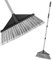 Best House 55 Long Handle Floor Cleaning Broom, Sweeping Brush for Outdoor Indoor Kitchen Lobby Office Sweeping Pet Dog Hair Rough Surface Garages (1Pc)