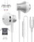 Cuffie USB C per iPhone 15 Samsung Galaxy S24 S25 Ultra A16 A56 Auricolari con Filo USBC Cuffie con Microfono HiFi Auricolari USB C per iPhone 16 Samsung Galaxy A55 A35 S23 S24 FE iPad 10 Google Pixel