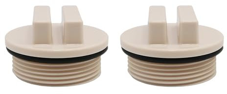 HAF® Pool Winterverschluss Kappe 1 1/2 für Einlaufdüsen und Skimmer | Winterkappe 1,5 Zoll mit Gummidichtung | Zum optimalen Schutz vor Frost im Winter - Menge: 2 Stück